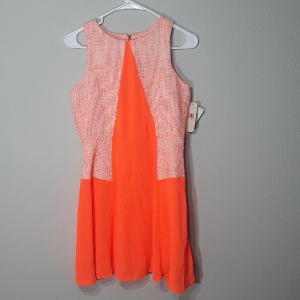 GB girls orange dress .